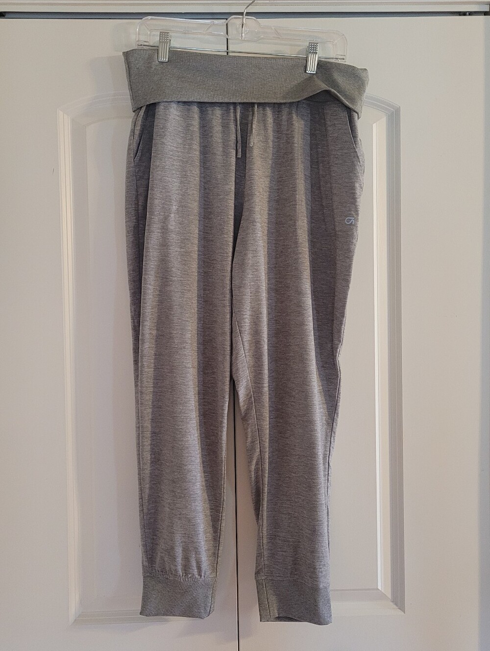 Gap Fit Gray Fold-Over Waist Jogger Pants
